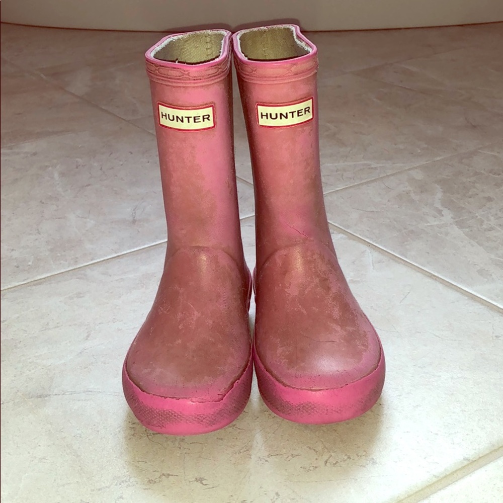 Toddler girl hunter boots